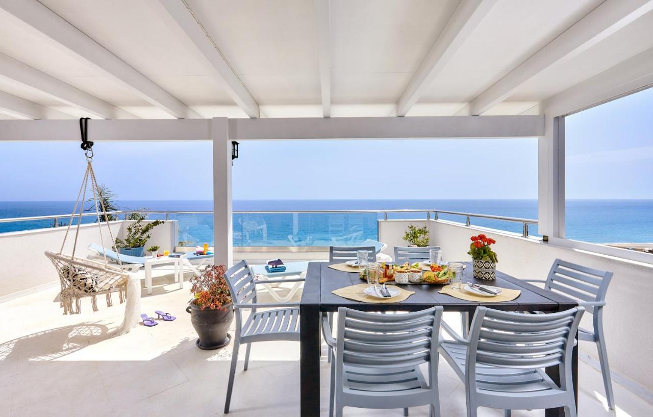 Appartement Breathtaking Sea View Flat In South Crete à Keratokampos Extérieur photo