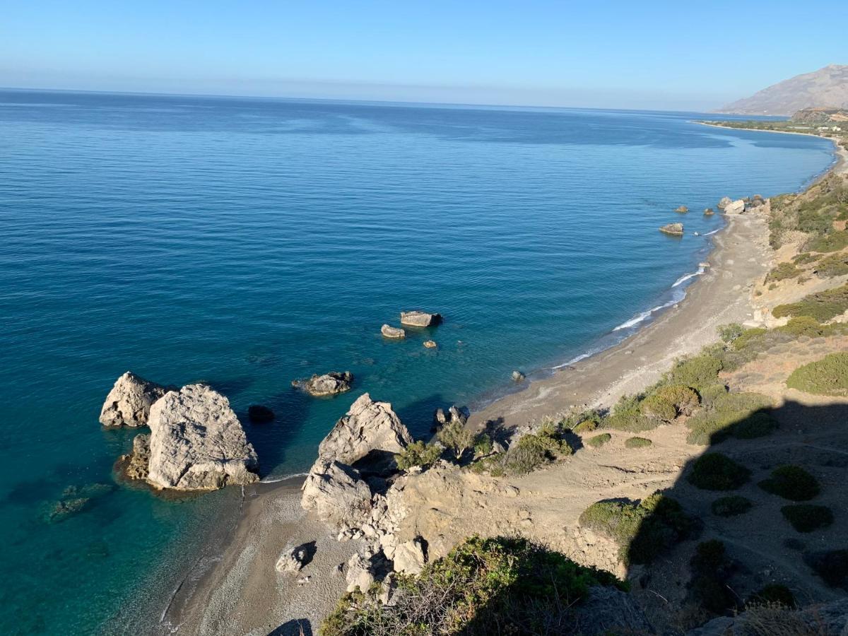 Appartement Breathtaking Sea View Flat In South Crete à Keratokampos Extérieur photo