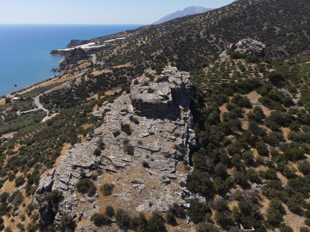 Appartement Breathtaking Sea View Flat In South Crete à Keratokampos Extérieur photo